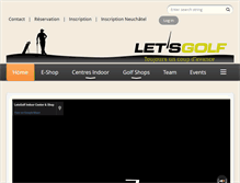 Tablet Screenshot of letsgolf.ch